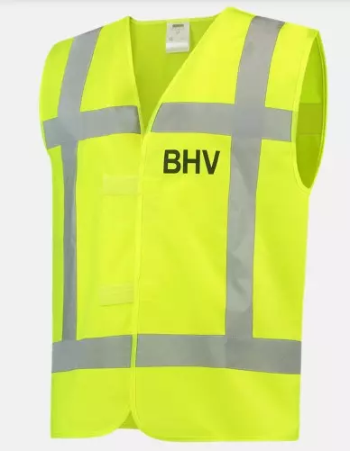 Veilgheidsvest geel maat BHV/RWS