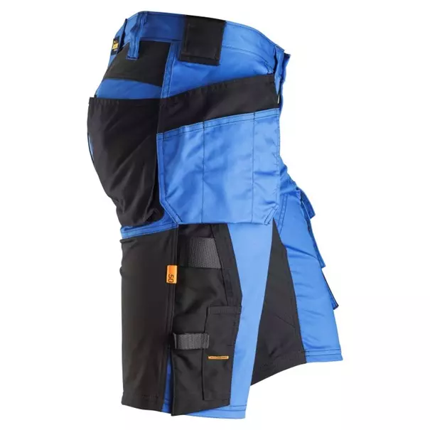 Snickers Korte Werkbroek 6141 - Met Holterzakken - Kobaltblauw/Zwart 