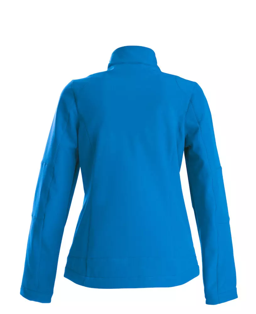 Softshell Jas Trial Dames Blauw Printer