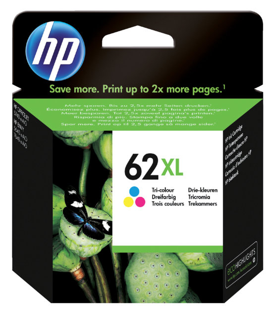 Inkcartridge HP62 (C2P05AE) tri-color