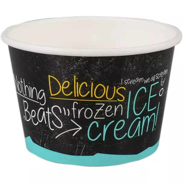 Ijsbeker Ice is (N)ice 240ml Ø95mm Zwart/Blauw Ijsbeker Ice is (N)ice 240ml Ø95mm Zwart/Blauw