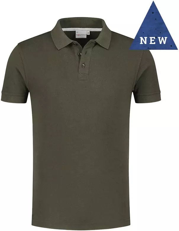 Santino Max poloshirt Donkergroen