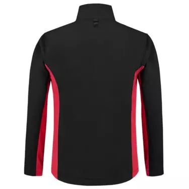 Softshell Bicolor zwart rood