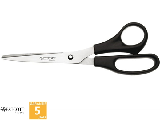 Bureauschaar Westcott 210Mm RVS met kunststof grip