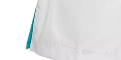 Zorgjas Livia Wit/Turquoise De Berkel Dames Zijsplitten