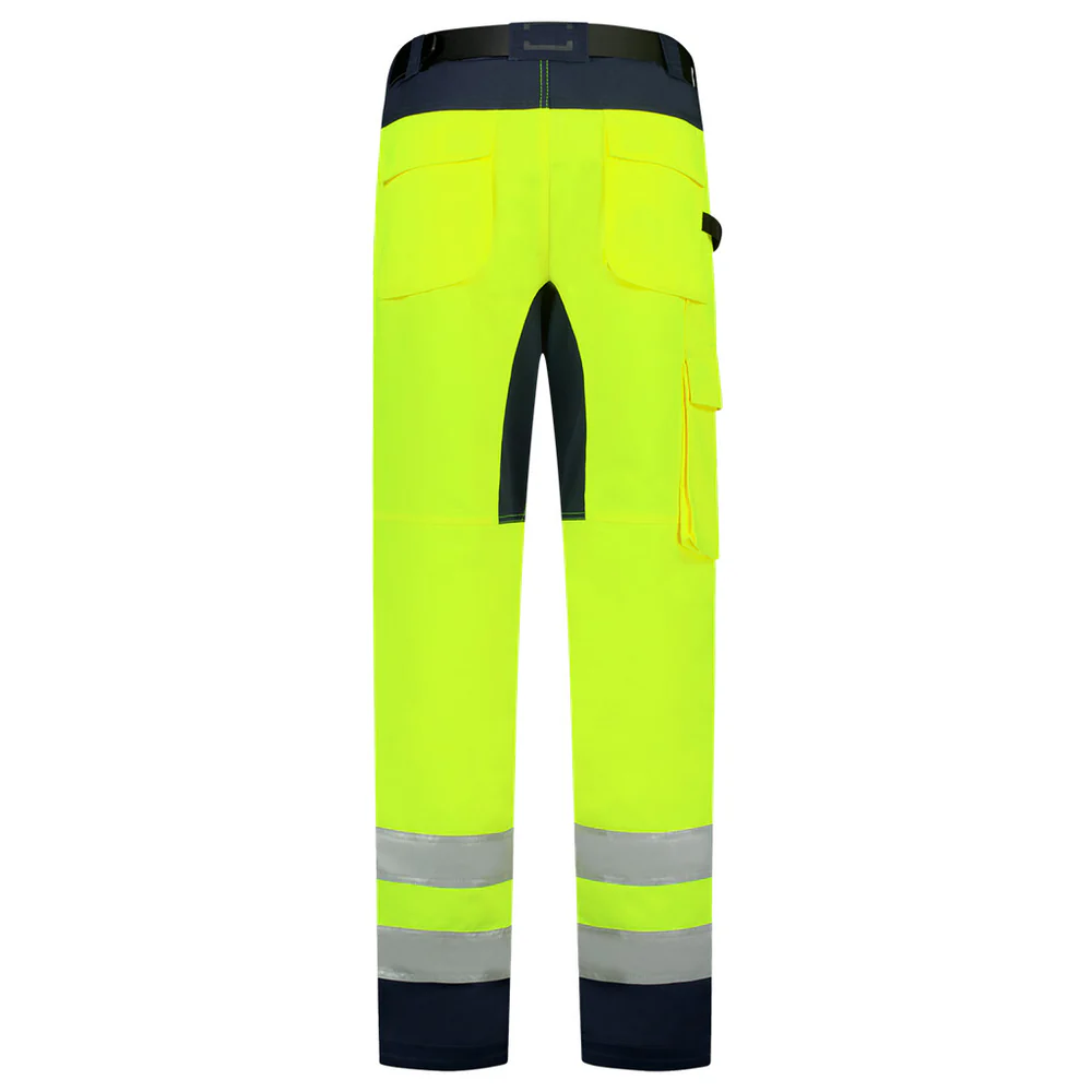 Werkbroek High Vis Bicolor Fluorgeel-Ink