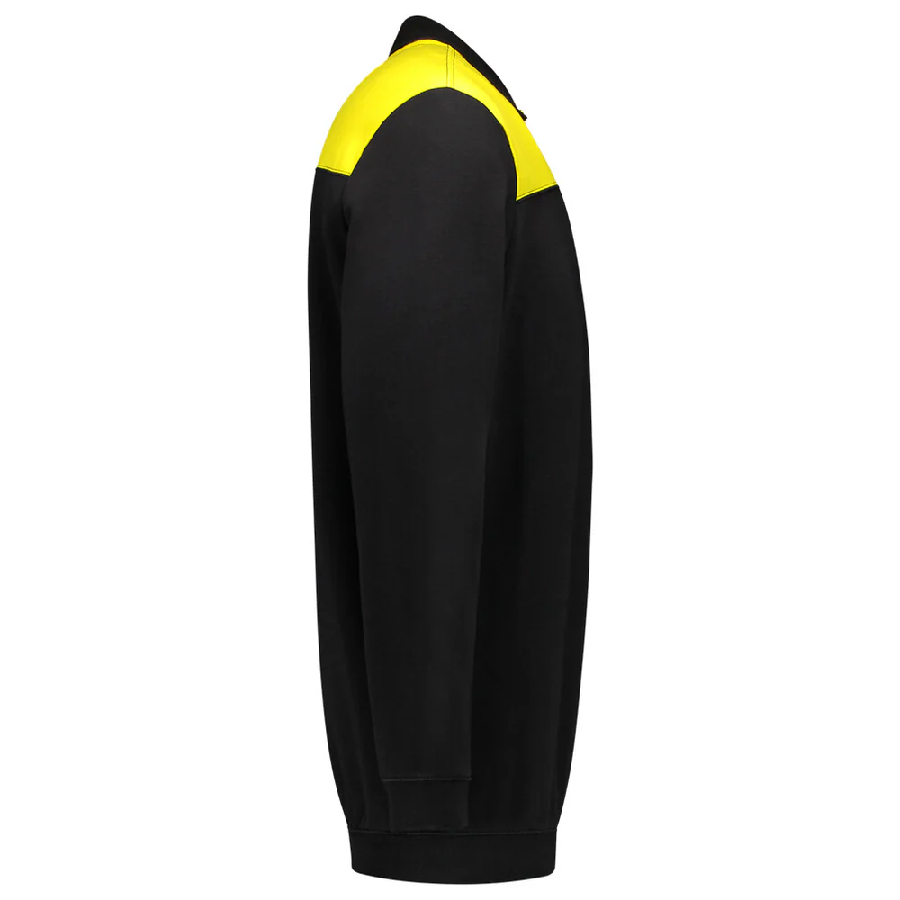 Polosweater bicolor Naden Black/Yellow