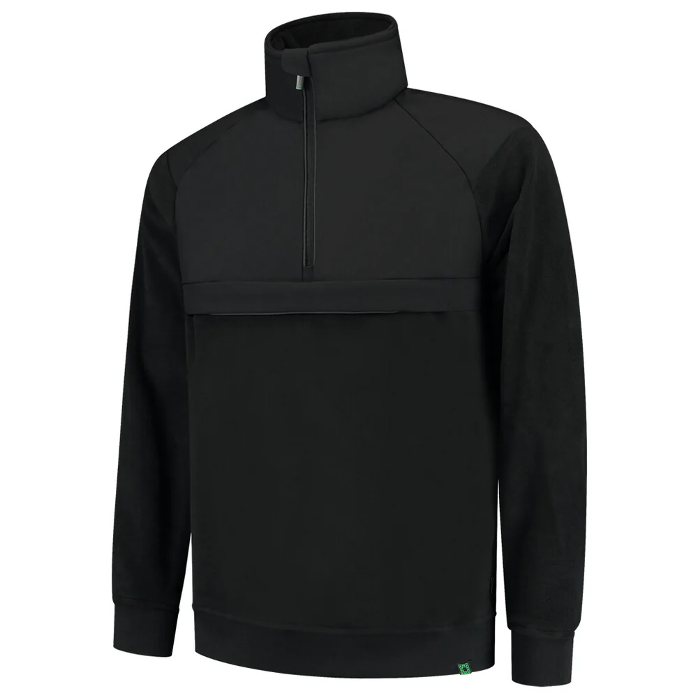 Sweater Anorak RE2050 zwart